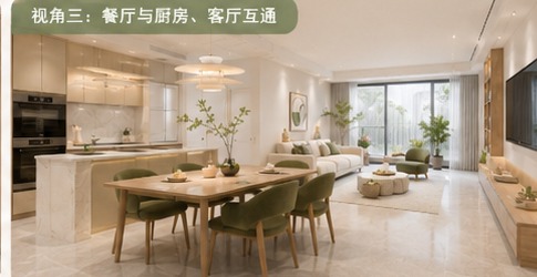餐厅第三视角