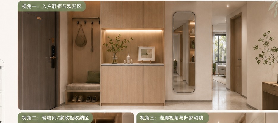 入户与储物效果图