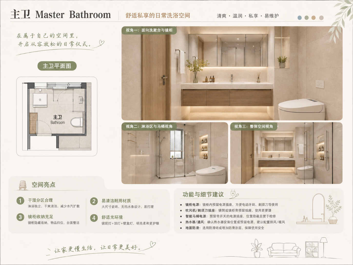 主卫完整设计展板